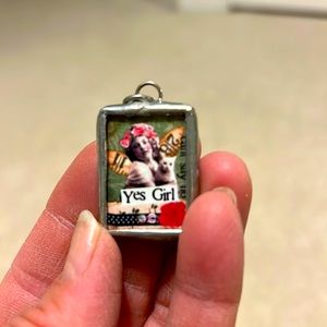 Jewel Kade “yes girl” pendant